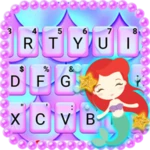 laser pretty mermaid theme android application logo